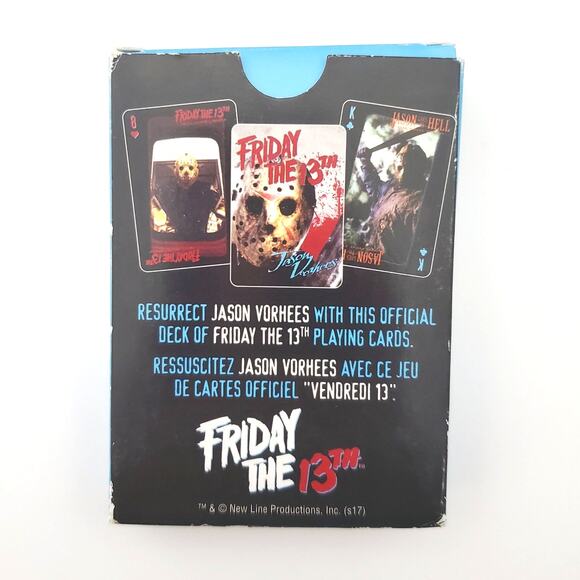 Friday the 13th Jason Voorhees Halloween Playing Cards Aquarius Opened - Picture 6 of 8